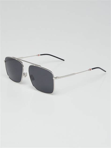 dior homme dior 0220s|DIOR Homme Mens Square sunglasses Silver /Grey By Christian .